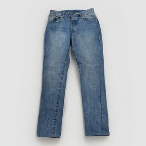 Taylor Stitch Jeans Mens 32x30 Slim Selvedge Denim Button Fly Medium Wash